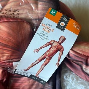 Muscle Man costume. Boys size medium. Size chart in photo. NWT.